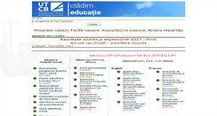 Desktop Screenshot of admitere.utcb.ro