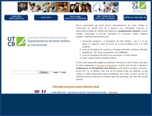 Tablet Screenshot of dlsc.utcb.ro
