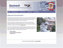 Tablet Screenshot of absolventi.utcb.ro
