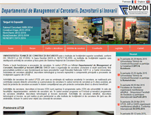 Tablet Screenshot of dcpc.utcb.ro